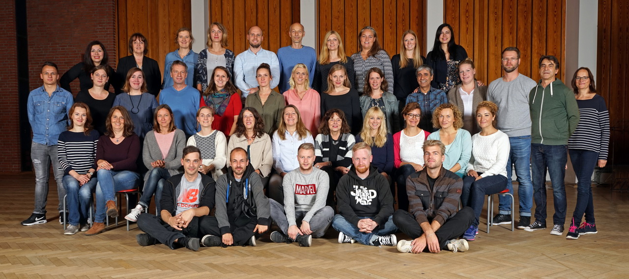 Wir arbeiten zusammen: das Lehrerkollegium und das GBS-Team!